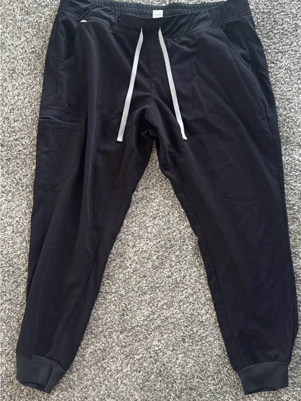 Figs Black Scrub Joggers